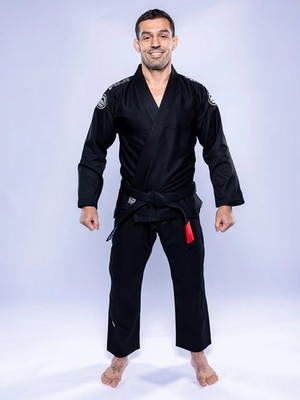 Fuji Sports Baseline 2.0 Mens Brazilian Jiu Jitsu Gi Jiu-Jitsu BJJ - Black/Grey