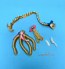 Vintage Barbie Growin Pretty or Hair Fair Blonde Hair Pieces Accessories Braids