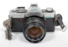 Minolta XG-9 35mm SLR Film Camera + MD Rokkor X 50mm F1.4 lens (#1479)