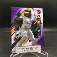 Lawrence Butler 2025 Topps Pristine Purple Refractors 99 #/99 Athletics
