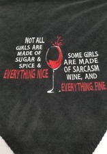 Wine glass drinks girls night  Personalized birthday Fleece Blanket Throw Gift