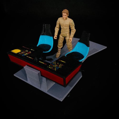 Console centrale principale Star Trek Tos Bridge per diorama figure 12 pollici (1:6) - Foto 9 di 9