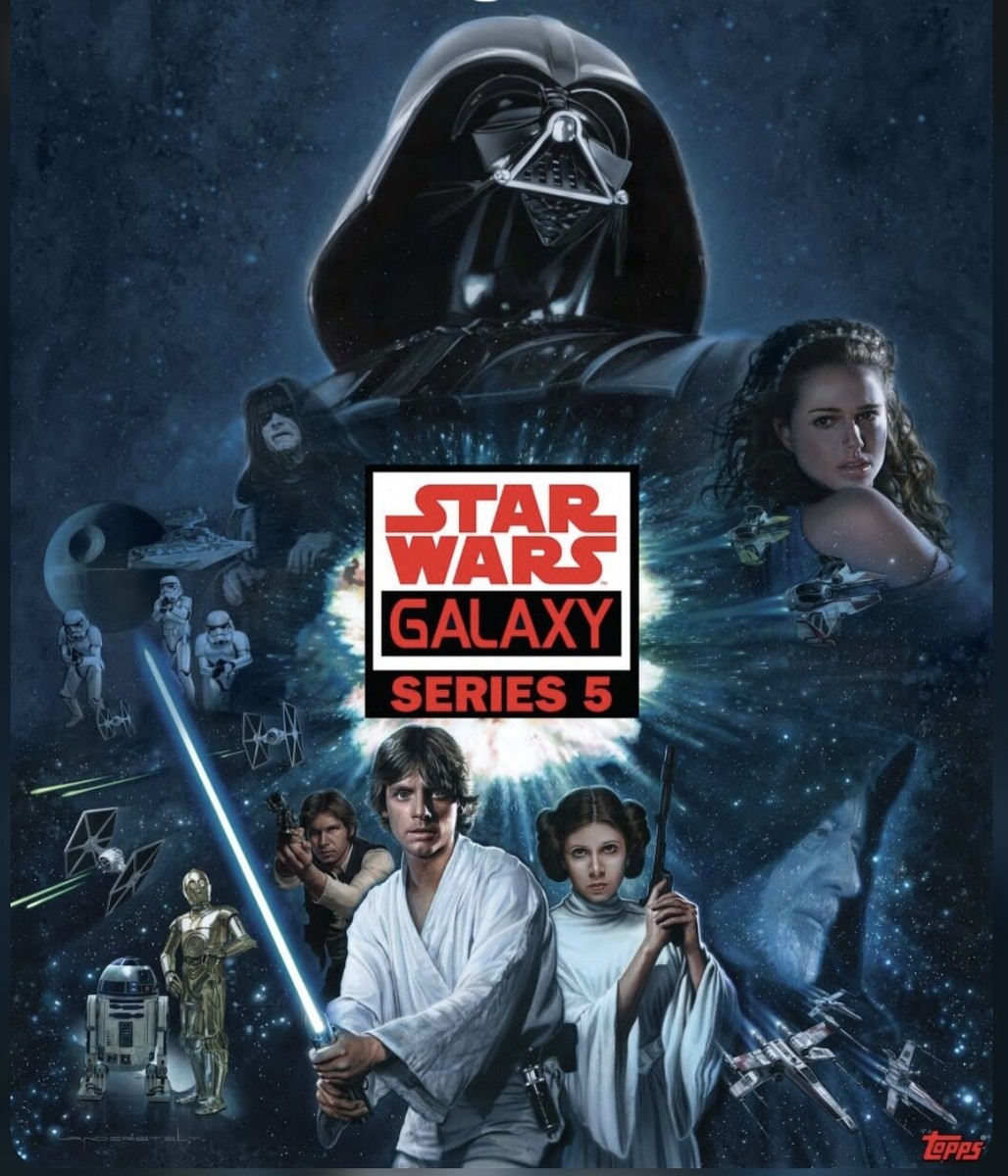 2010 Topps Star Wars Galaxy Series 5 Trading Cards Complete
