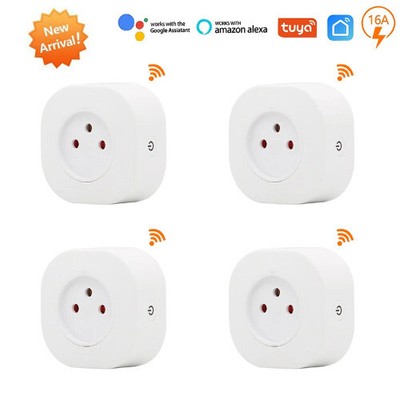 16A Smart Socket WiFi Plug 220V Power Outlet APP Remote Control Compatble lot