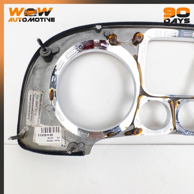 04-13 BENTLEY CONTINENTAL GT GTC FRONT LEFT DASH PANEL SPEEDOMETR BEZEL TRIM OEM