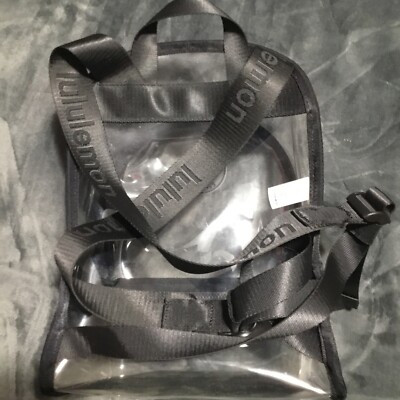 LULULEMON CLEAR BACKPACK MINI 10L LOGO - Great Condition