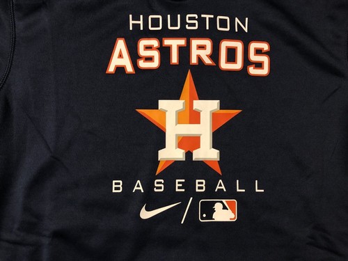 Nuevo M Nike Houston Astros Auténtica Colección Sobre el Campo Calce Térmico Sudadera con Capucha Hombres - Imagen 2 de 6