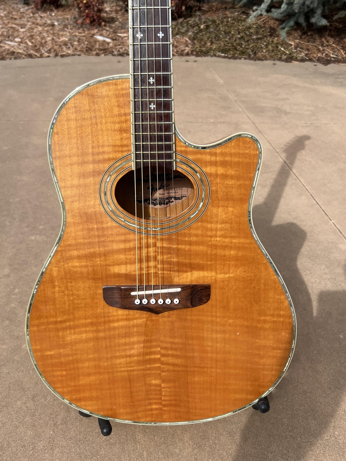 Fender Montara Acoustic/Electric Guitar eBay
