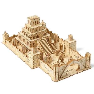   3D Holz Puzzle Gebäude Modell Kit Architektur Modell Kit Für Weihnachten