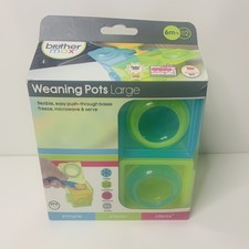 Brother Max 1 St Stage Weaning Pots Small 6 Pack Baby Toddler Feeding Set For Sale Online Ebay