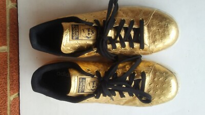 Adidas Stan Smith Size 9.5 Sneakers AQ4705 Gold Metallic  display picture 3