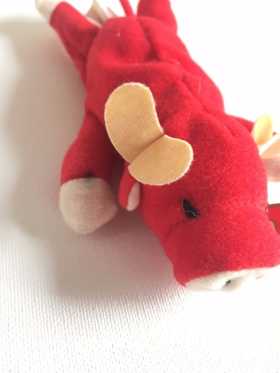 Ty 赤い牛 ビーニーベイビーズ　Snort TY Beanie Baby - SNORT II the Bull (8 inch) (2023 Release