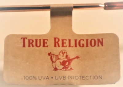 True Religion 4006 Sunglasses Gold Aviator 100 UVA UVB  display picture 3