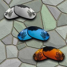 Blue Chrome Red Orange Polarized Lenses Replacement For-Costa Del Mar Fathom