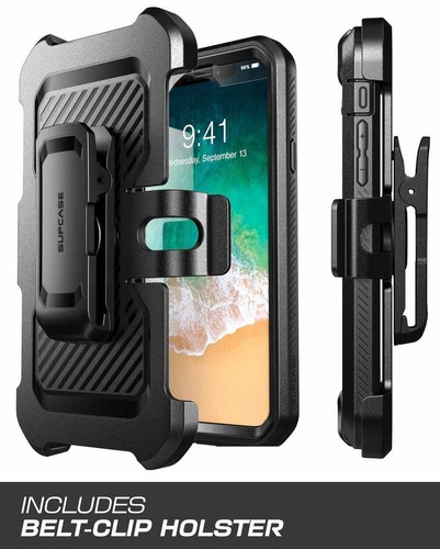 SUPCASE For Apple iPhone Xs X, Full-Body Rugged Case Built-In Screen Phone Cover - Picture 7 of 28