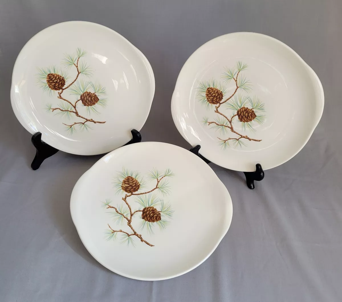 Vintage pine cone clearance dishes