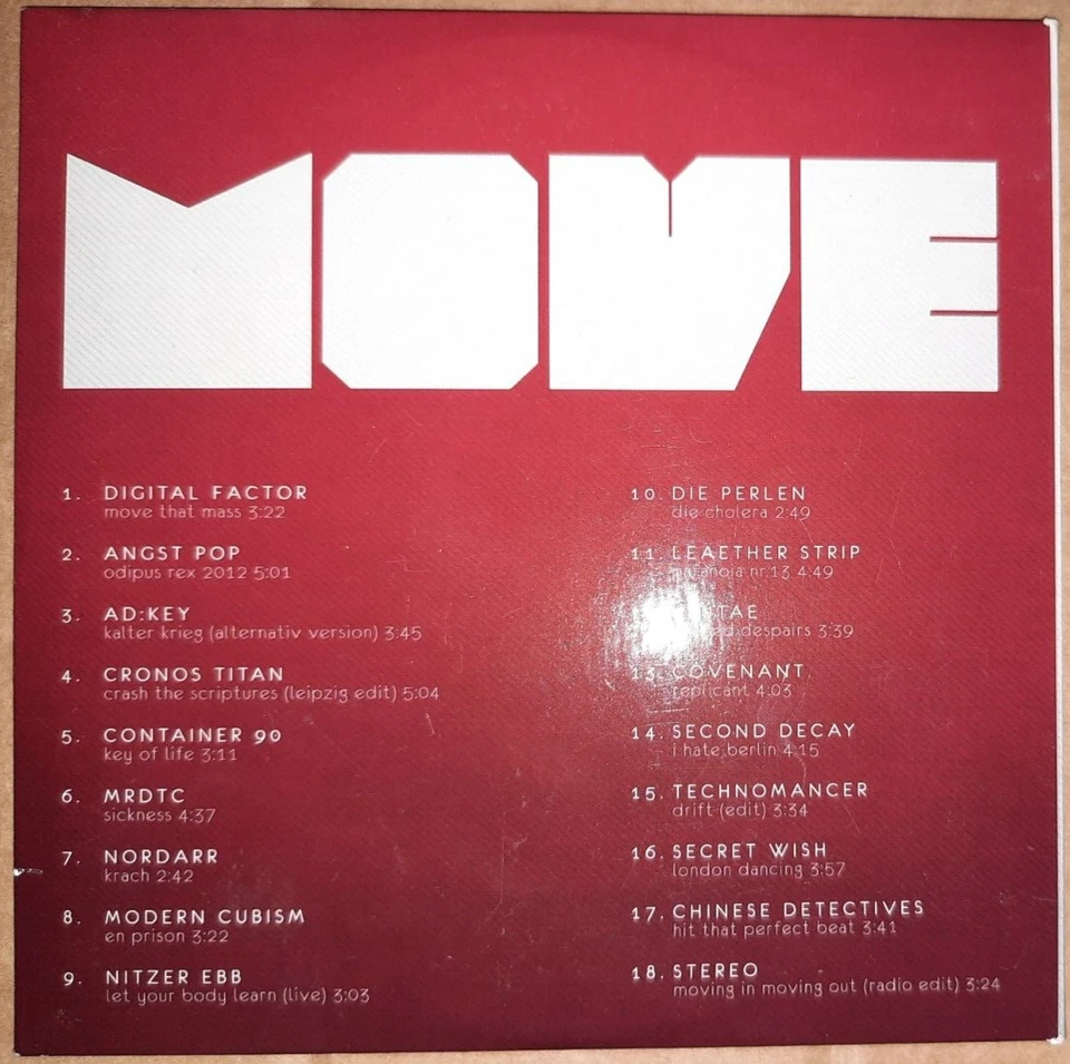 MOVE THAT MASS / V.A. CD / 2013 / EMMO.BIZ / KLUTAE/NITZER EBB/COVENANT/NORDARR - Bild 2 von 4