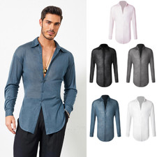 5 Colors Latin Dance Modern Dance Tops National Standard Dancing Shirt Ballroom