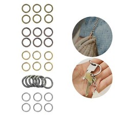 6 Stück Feder Tor O Ringe Feder Schlüsselanhänger Federringe Klemmverschluss Schnappclip für