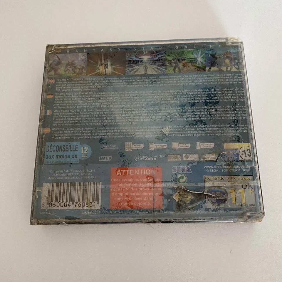 Phantasy Star Online | Dreamcast | Factory Sealed | *RARE* - Image 2 of 4