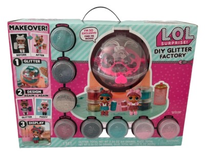 LOL Surprise DIY Glitter Factory Custom Doll Playset Exclusive MGA NEW 