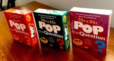 Pop the Question Ultimate Pop Trivia Quiz Card Game 50's,60's,70's,80's Rock