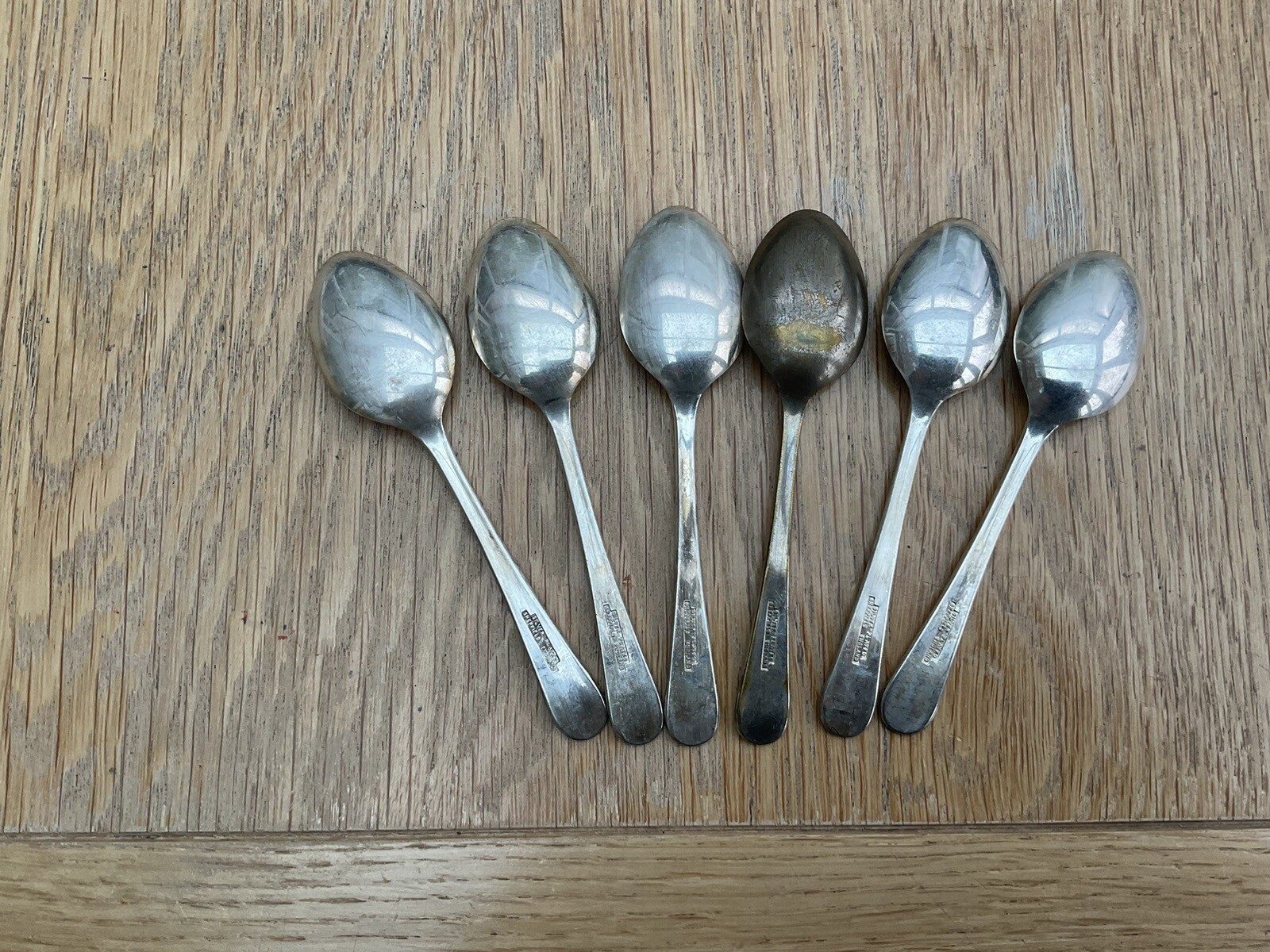 vintage silver plated tea spoons eBay