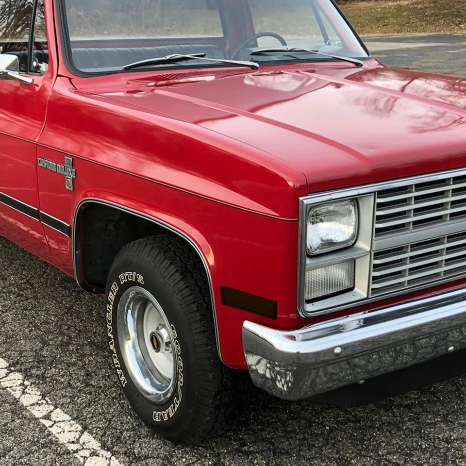 2Pcs Smoked Front Side Marker Clearance Lights For 81-91 Chevrolet C10 C20 C30 Foto 4 de 4