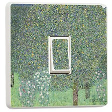 Pack of 2 Rosebushes under the Trees, Gustav Klimt's Art Design for Single Light