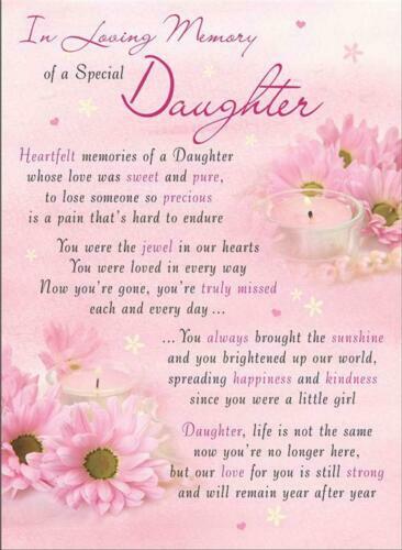 Memorial graveside card Mum Dad Sister remembrance plastic coated waterproof - Picture 16 of 35