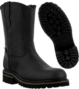 black non slip boots mens