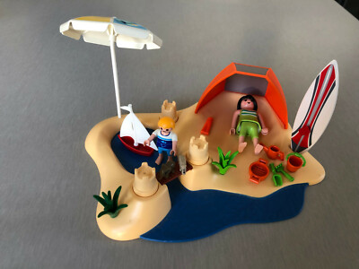 Playmobil CompactSet – Vacanciers à La Plage – Jeu De Construction Avec Accessoires De Plage