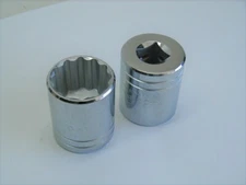 (2) Proto Sockets 1" Shallow 1/2 Drive 5432 ~ Unused Condition