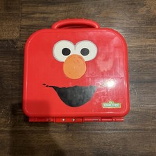 Elmo On The Go Alphabet Letters Red Case Sesame Street Hasbro Incomplete