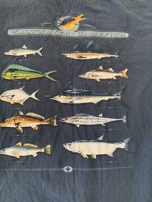 Columbia Saltwater Gamefish Graphic T-shirt Men Adult Medium