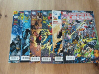 6 Hefte ''INFINITE CRISIS'', Nrn. 1, 3 bis 7, Panini, 2006-2007