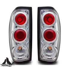 For 1998-2004 Nissan Frontier Tail Lights Rear Lamp Altezza Chrome Clear 98-04