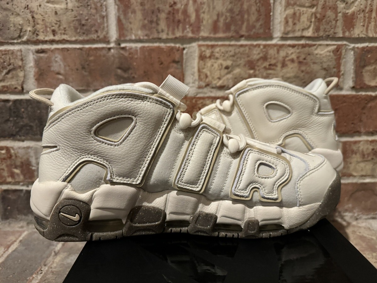 New 11.5 Nike Air More Uptempo Coconut Milk White Gum Pippen