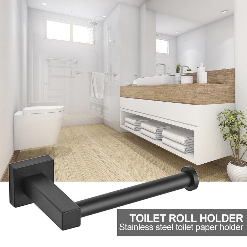 Punching Installation Toilet Paper Holder Rod Bathroom Supplies ...