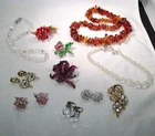 Vintage Costume Jewelry - Lot of 11 - K1265
