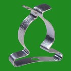 1x T16 Terry Clips 51mm 2" inch Fluorescent Tube Steel Spring Holders Tool