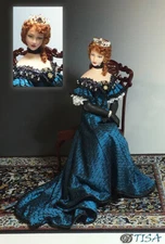 1:12 Miniature Doll Art Tutorial~ Pattern~ Clothes/Hair/& more TISA Dana Burton