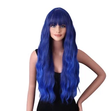 Women's Lady Long Curly Wigs Fashion Cosplay Costume Hair Anime Full Wavy Wig
