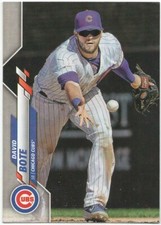 2020 Topps Series 1 DAVID BOTE NO TOPPS SILVER FOIL LOGO ERROR CARD #311