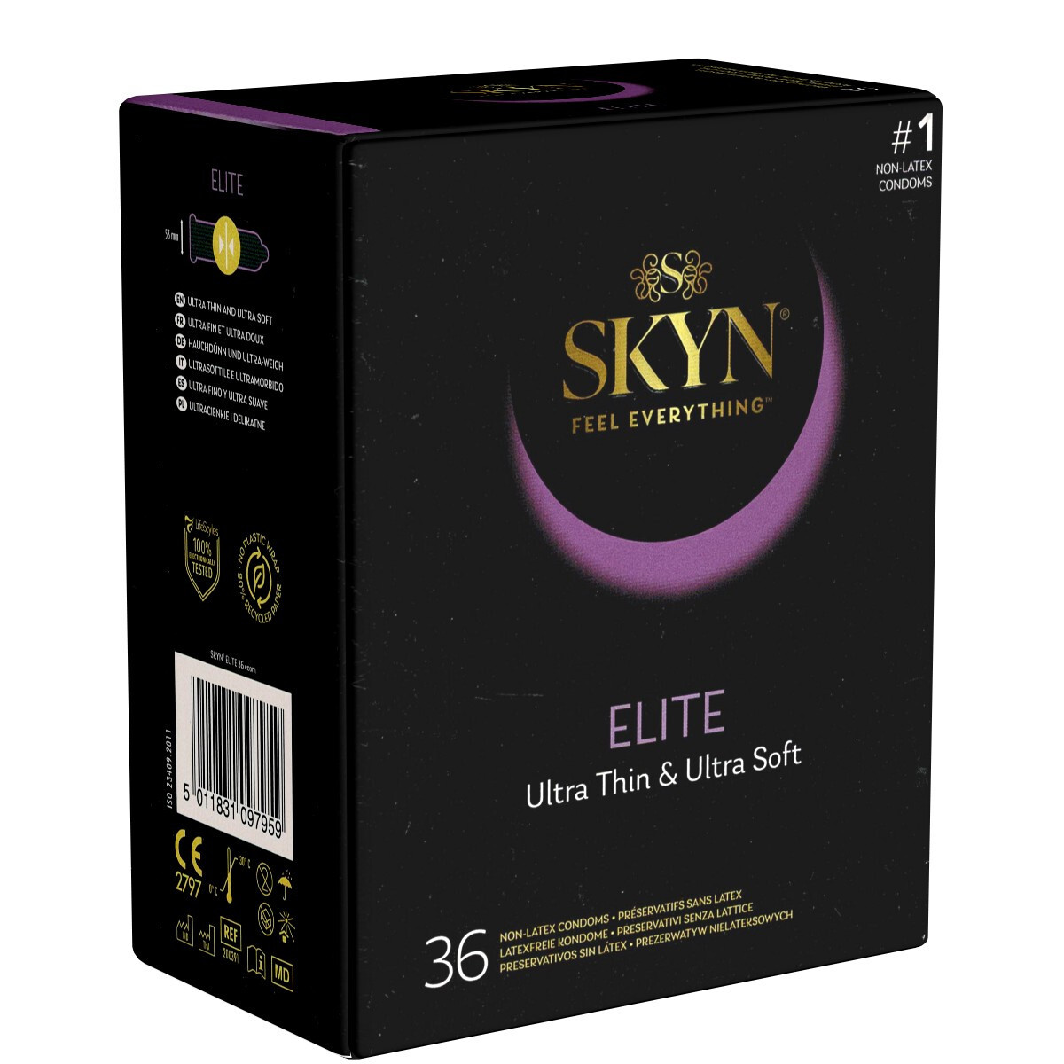 Frei Haus: SKYN Elite, die dünnsten SKYN Kondome 36 latexfreie Kondome ultradünn