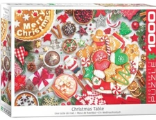 Eurographics Jigsaw Puzzle;  Christmas Table; 1000 pcs