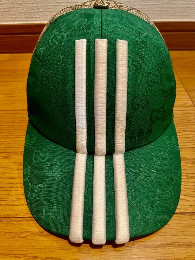 Gucci x Adidas Collaboration Double Visor Cap M Size with Gucci x Adidas Collaboration Double Visor Cap M Size with
