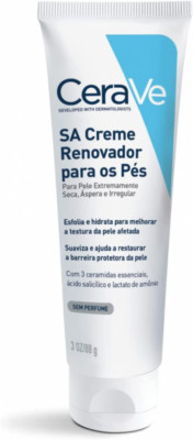CeraVe SA Erneuernde Fußcreme | 88 ml | Für extrem trockene, raue und holprige... 