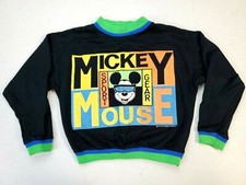Walt Disney Mickey Mouse Vintage 80s Jog Togs Sport RARE Sweatshirt Toddler 7