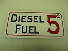 Vintage Style DIESEL FUEL Metal Tin Sign 4 Gas Pump Station Oil Hardware Store